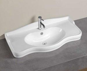 bathroom cabinet basin ceramic TTL101W495M