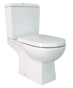 Toilet two piece bowl with cistern