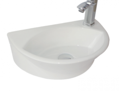 Wall mounted bathroom sink