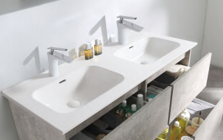 double basins bathroom vanity SS2