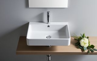 square bathroom sinks from Aisirui Tangshan Ceramic