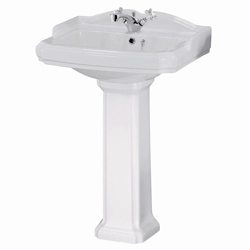 HF basin with pedestal
