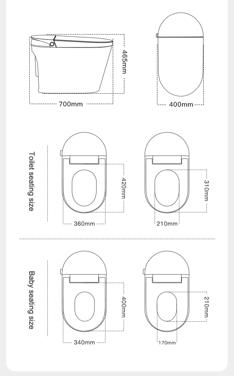 smart toilet drawing
