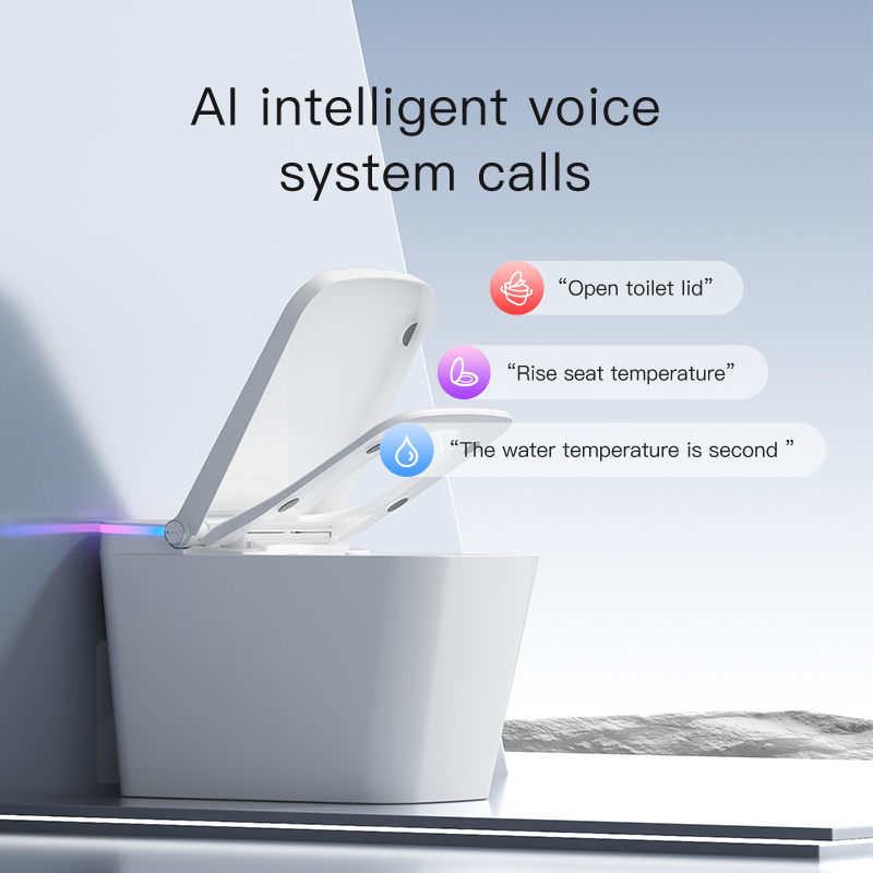 AI intelligent voice system calls for smart toilet