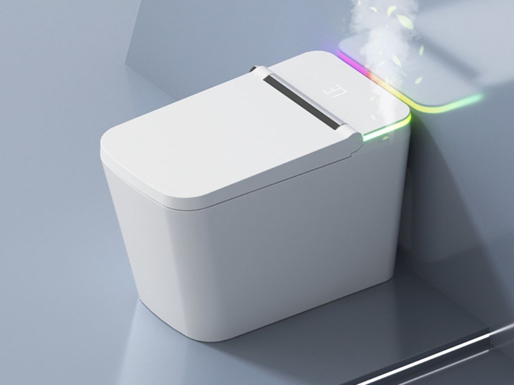 Automatic cleaning toilet