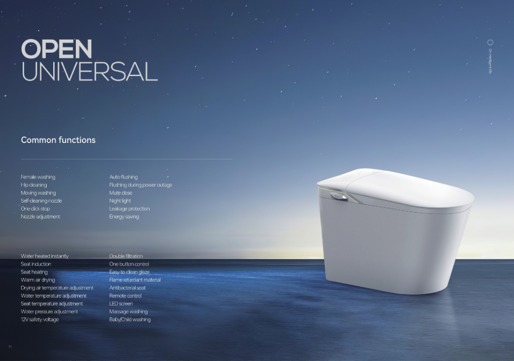 Auto Flush Smart toilet