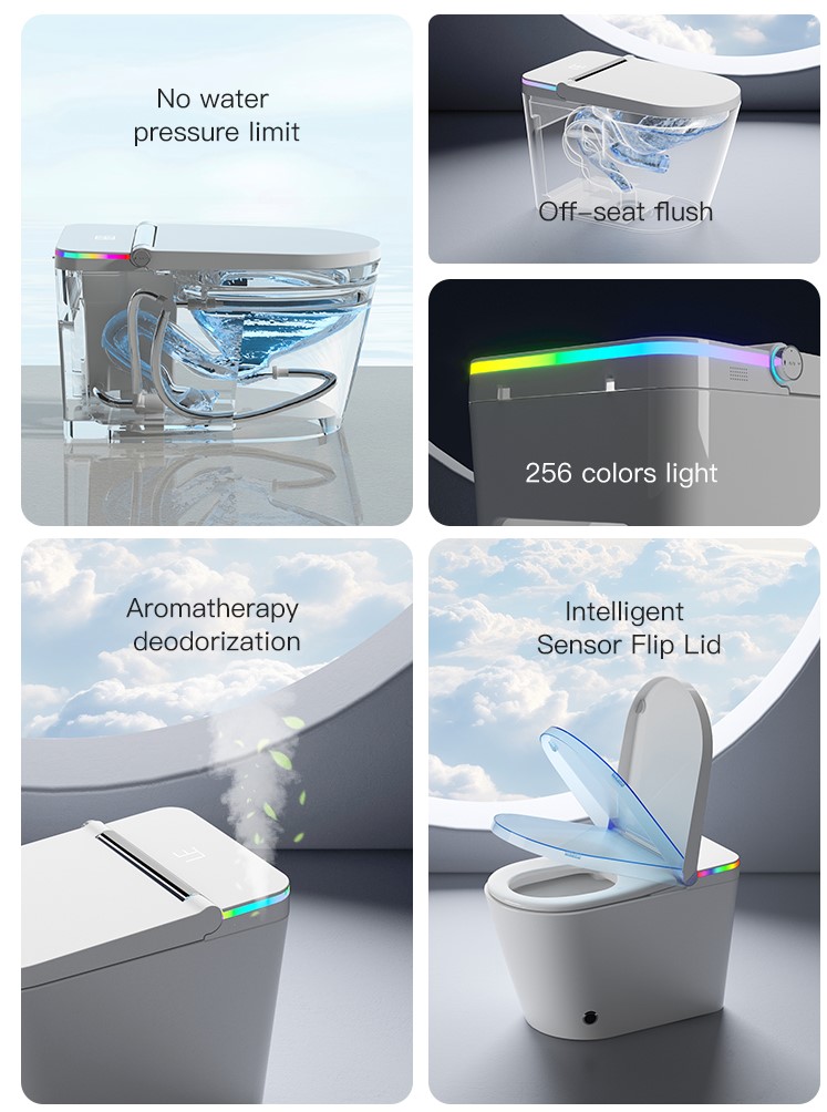 smart toilet Auto flushing smart toilet Auto flushing