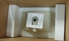 EPE foam protection for ceramic wash basin